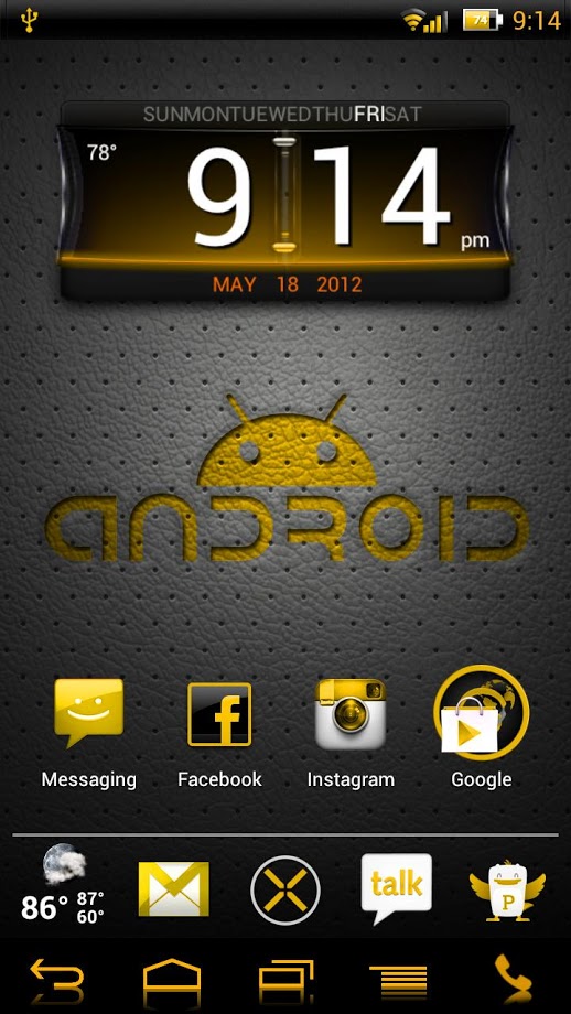 NateModz Yellow CM10 Theme