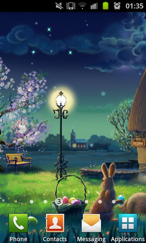 Night Garden Live Wallpaper