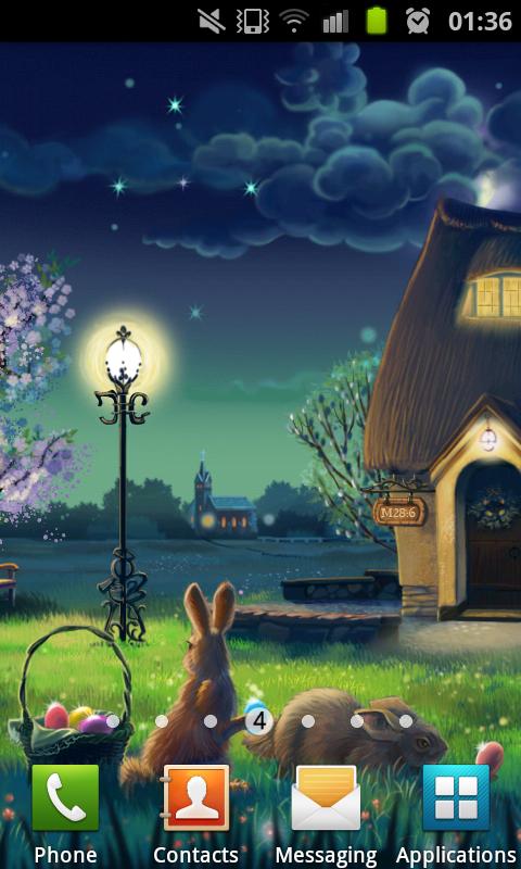 Night Garden Live Wallpaper