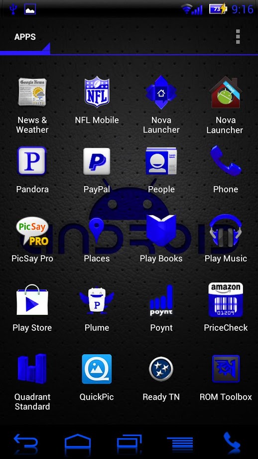 NateModz Blue CM10 Theme