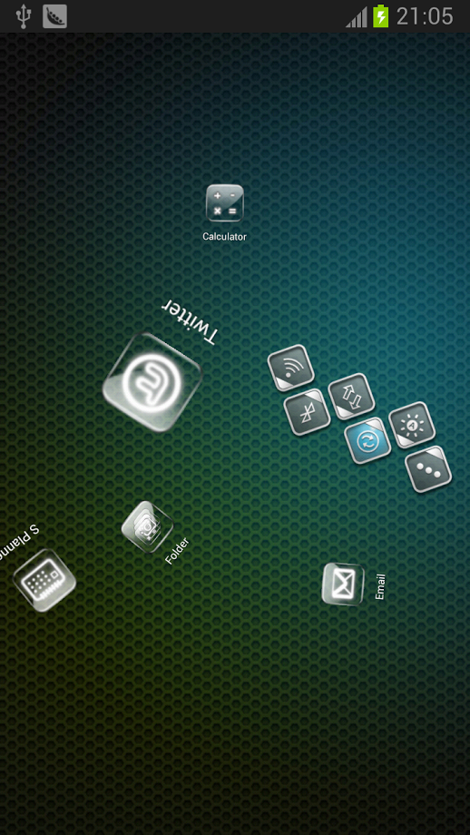 Glass Pro Next Launcher Theme