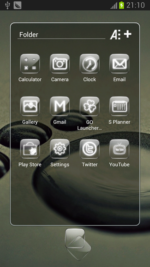 Glass Pro Next Launcher Theme