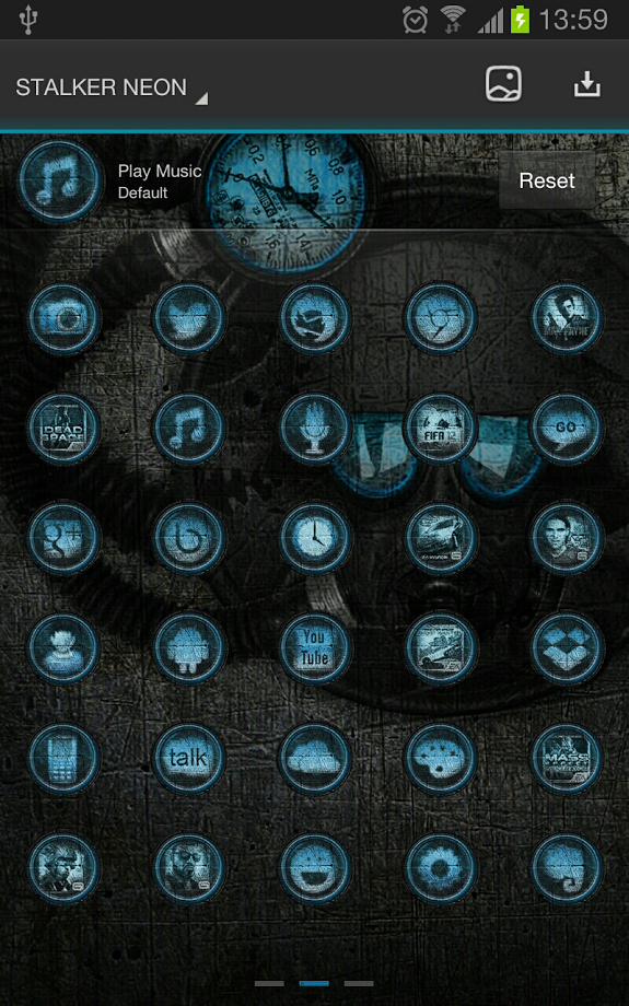 Next launcher theme STALKER N