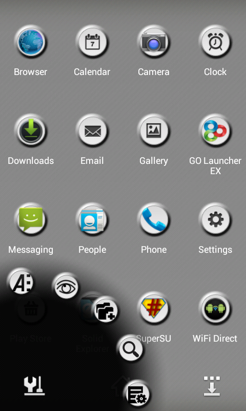 NEXT Launcher Minimal Buttons