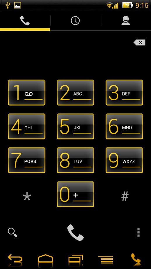 NateModz Yellow CM10 Theme