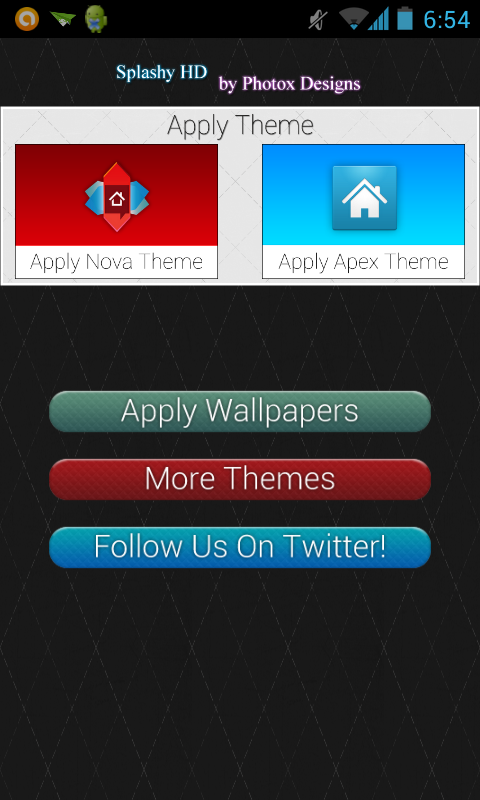 Splashy HD Apex / Nova Theme