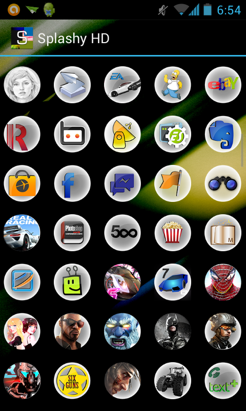 Splashy HD Apex / Nova Theme