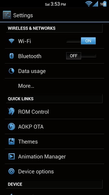 Black 'n Blue CM11/AOKP Theme