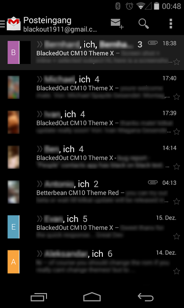 BlackedOut CM11/10 Theme X