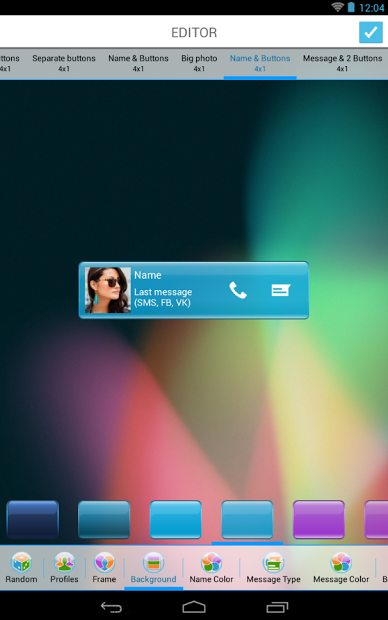 Contact HD Widgets