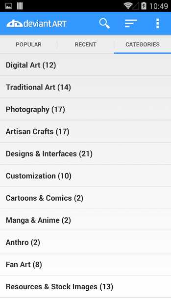 DeviantART Image Gallery Pro