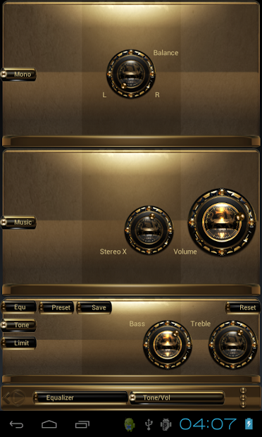 Geneve HD Poweramp skin theme