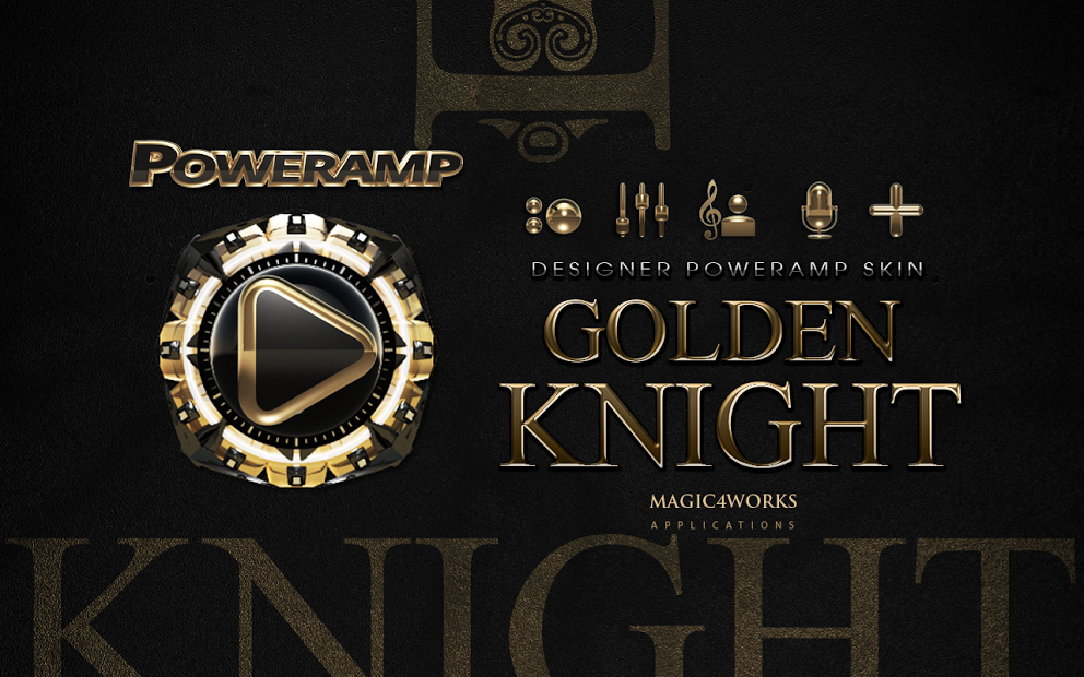 Golden Knight Poweramp skin