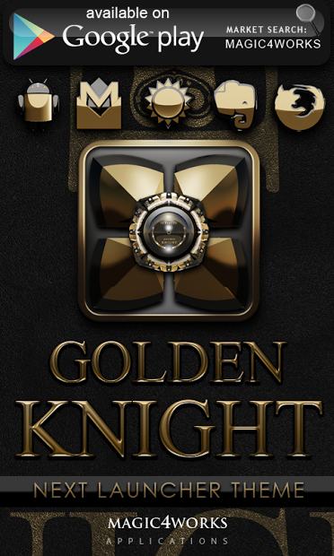 Golden Knight Poweramp skin