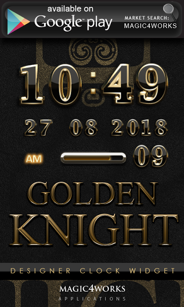 Golden Knight Poweramp skin