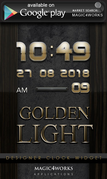 Golden Light Poweramp skin