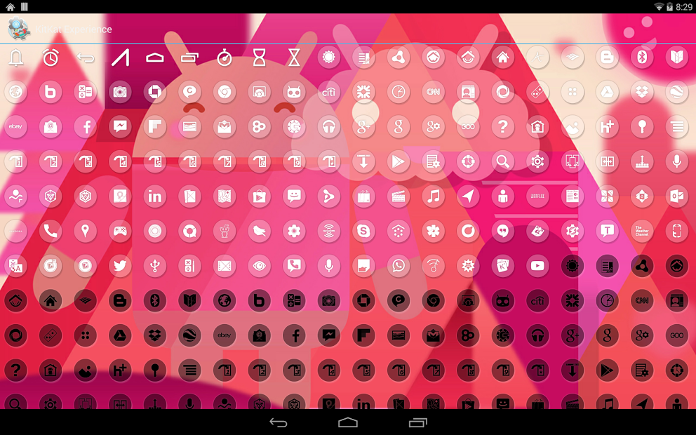 KitKat 4.4+ Launcher Theme