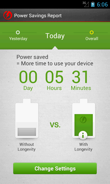 Longevity - Battery Saver