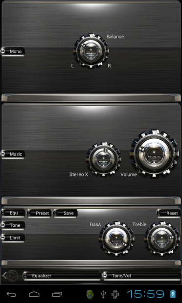 Magnetic Poweramp skin theme