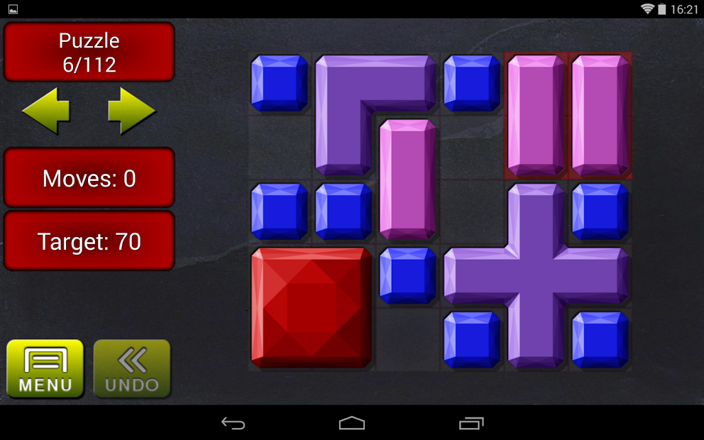 Move it!  Block Sliding Puzzle