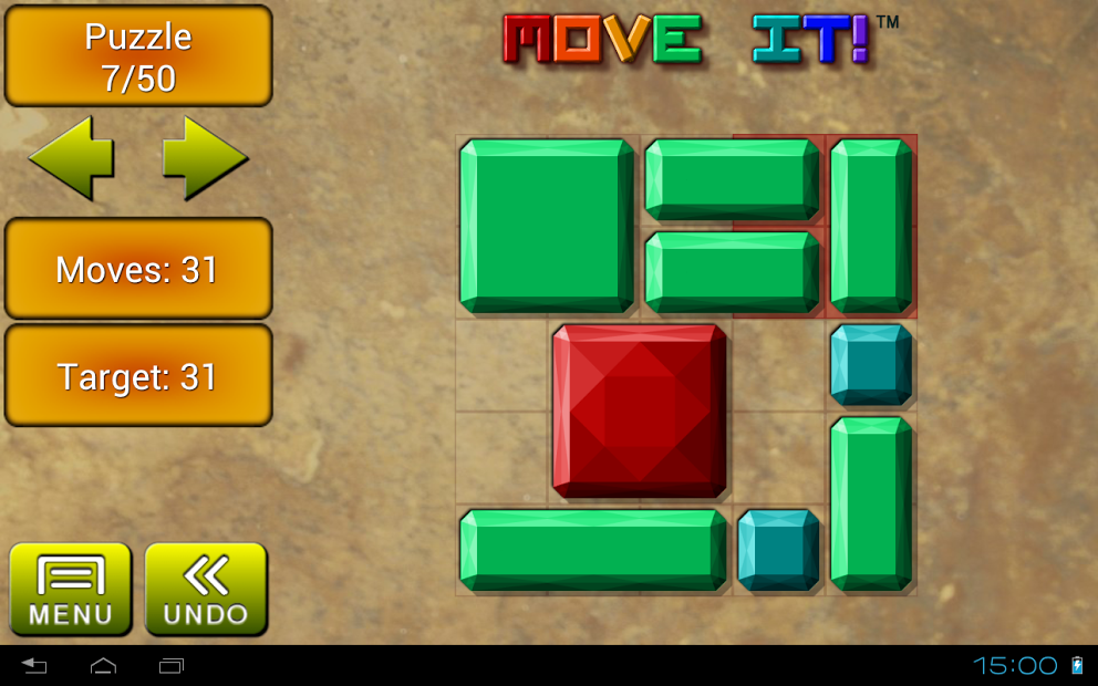 Move it!  Block Sliding Puzzle