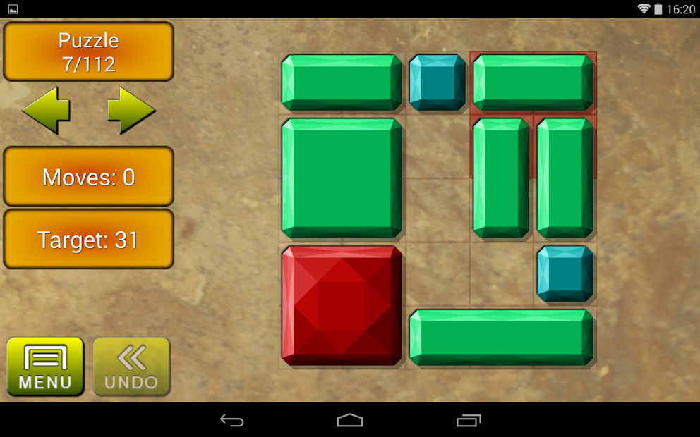 Move it!  Block Sliding Puzzle