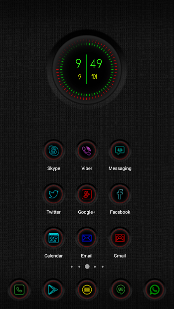 Neon Multi-Launcher Icon Pack