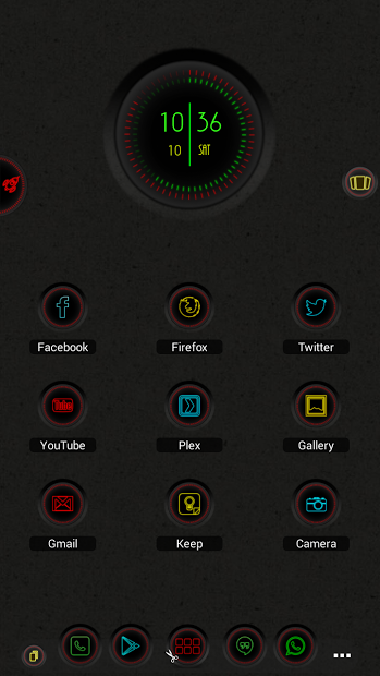 Neon Multi-Launcher Icon Pack