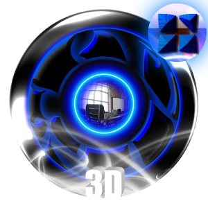 Next 3D Theme Blue Twister 1.0.5