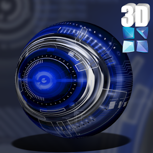 Next Launcher Theme Krome 3D 1.0.5