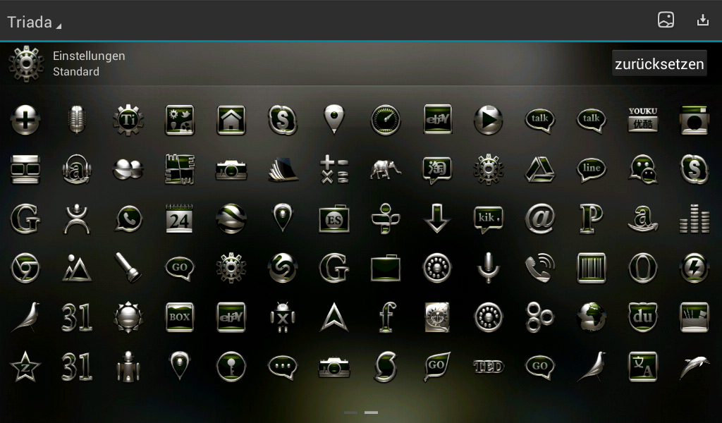 Next Launcher Theme Triada