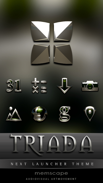 Next Launcher Theme Triada