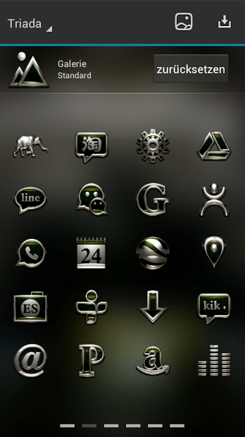 Next Launcher Theme Triada