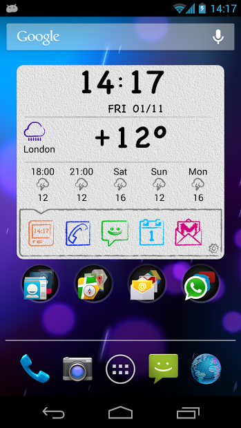 Organizer Widget