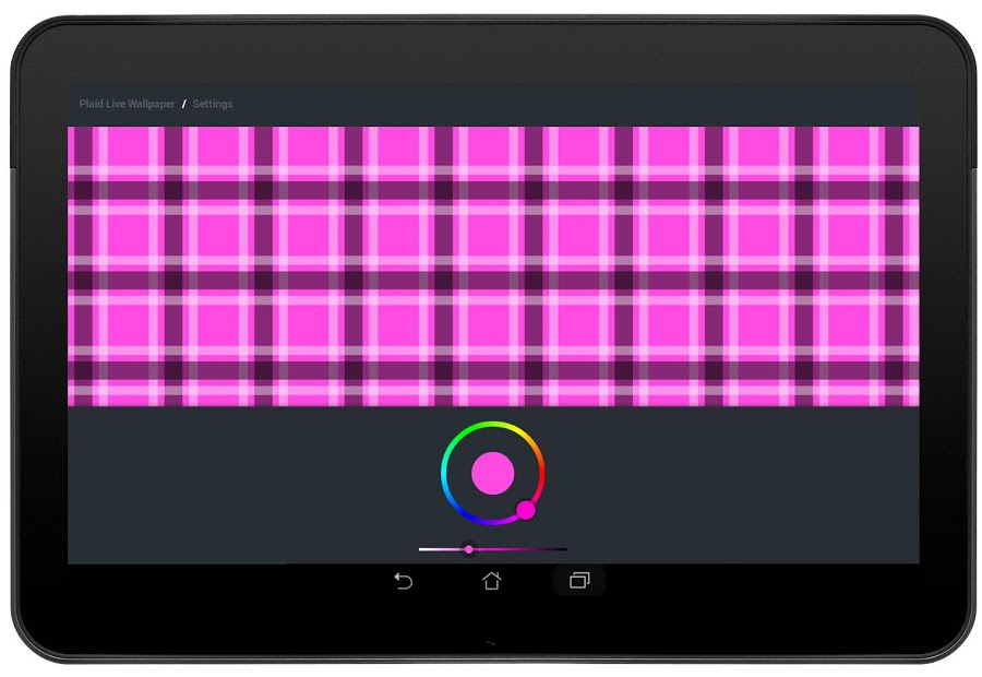 Plaid Live Wallpaper