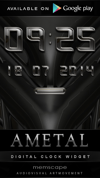 Poweramp skin Ametal