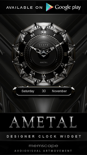 Poweramp skin Ametal