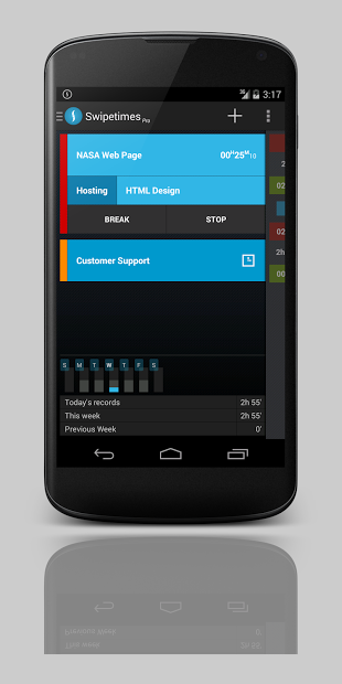 Swipetimes Time Tracker Pro