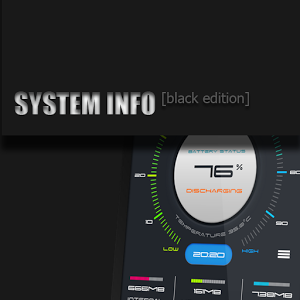 SystemInfo (black) Zooper Skin 1.0