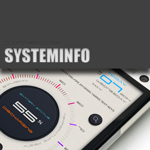 SystemInfo Zooper Widget Skin 1.0