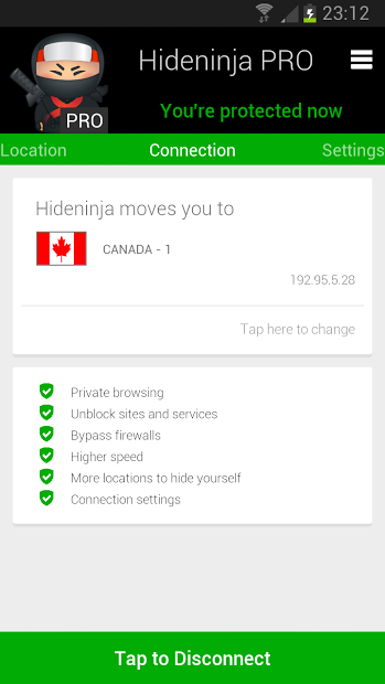 VPN Hideninja PRO