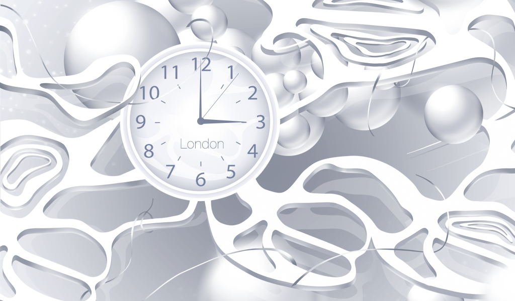 White clock live wallpaper HD