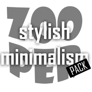 Stylish Minimalism Pack Zooper 3.4