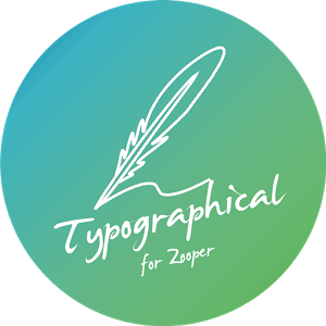 Typographical Zooper Theme 