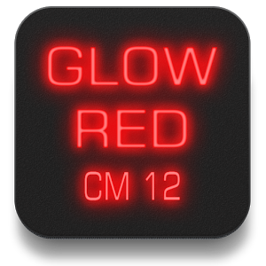 Glow Red CM13 CM12/12.1 Theme 4.0
