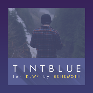 TintBlue Theme for KLWP 1.0