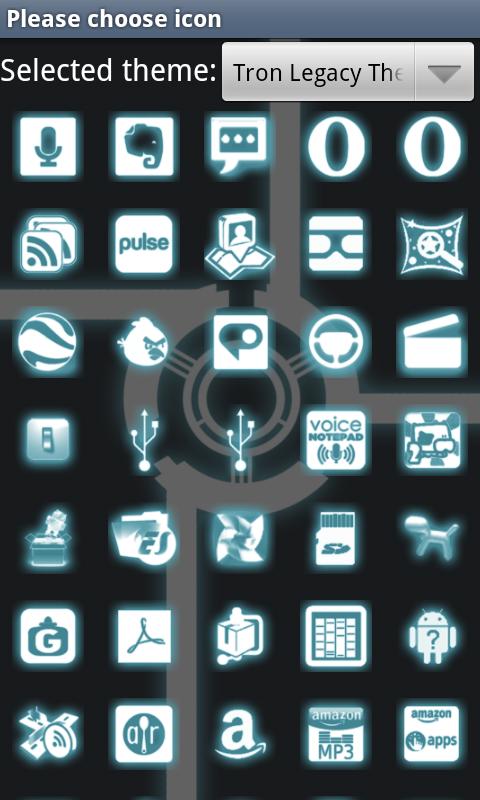 Glow Go Launcher Ex Theme