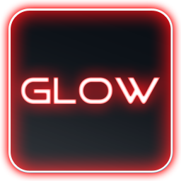 ADW Theme Glow Legacy Red Pro 1.4.8