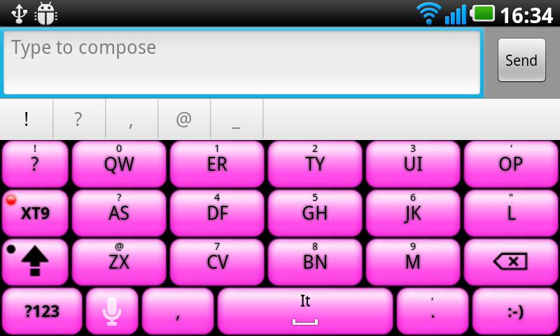 Pink Glow Better Keyboard Skin