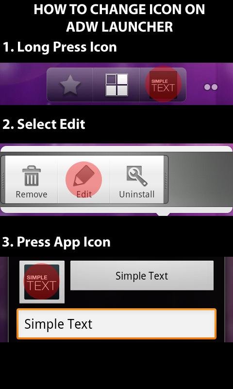 Simple Text-Text Icon Creator (ad-free)